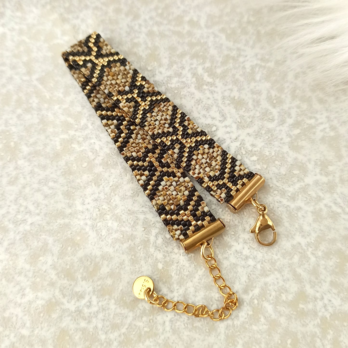 Náramek s mramorovým hadím vzorem